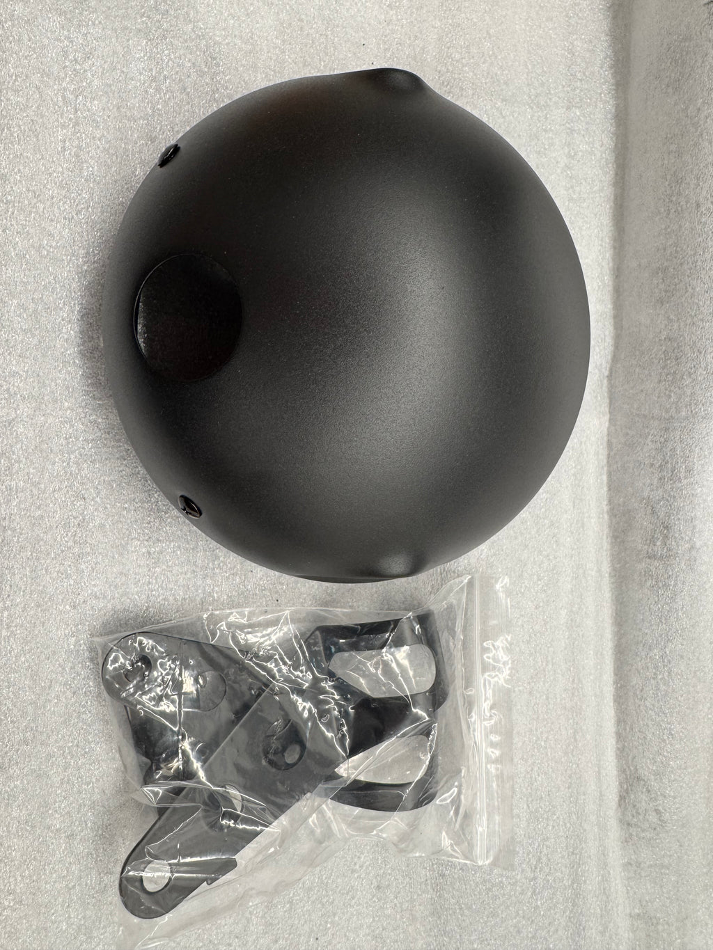 KIT FARO LED 7” MOTO UNIVERSALE CON SUPPORTO FORCELLA 35-43mm NERO H4 CANBUS
