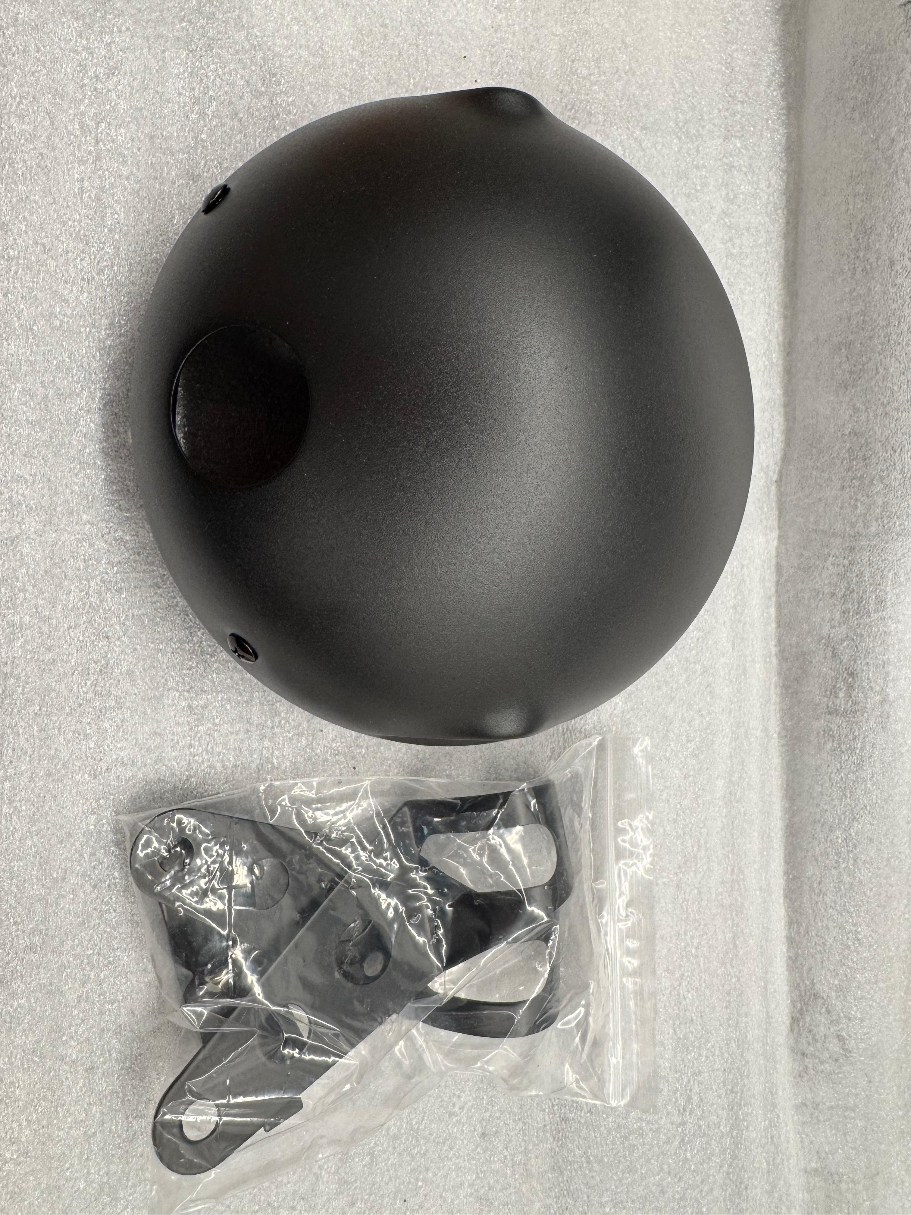 KIT FARO LED 7” MOTO UNIVERSALE CON SUPPORTO FORCELLA 35-43mm NERO H4 CANBUS