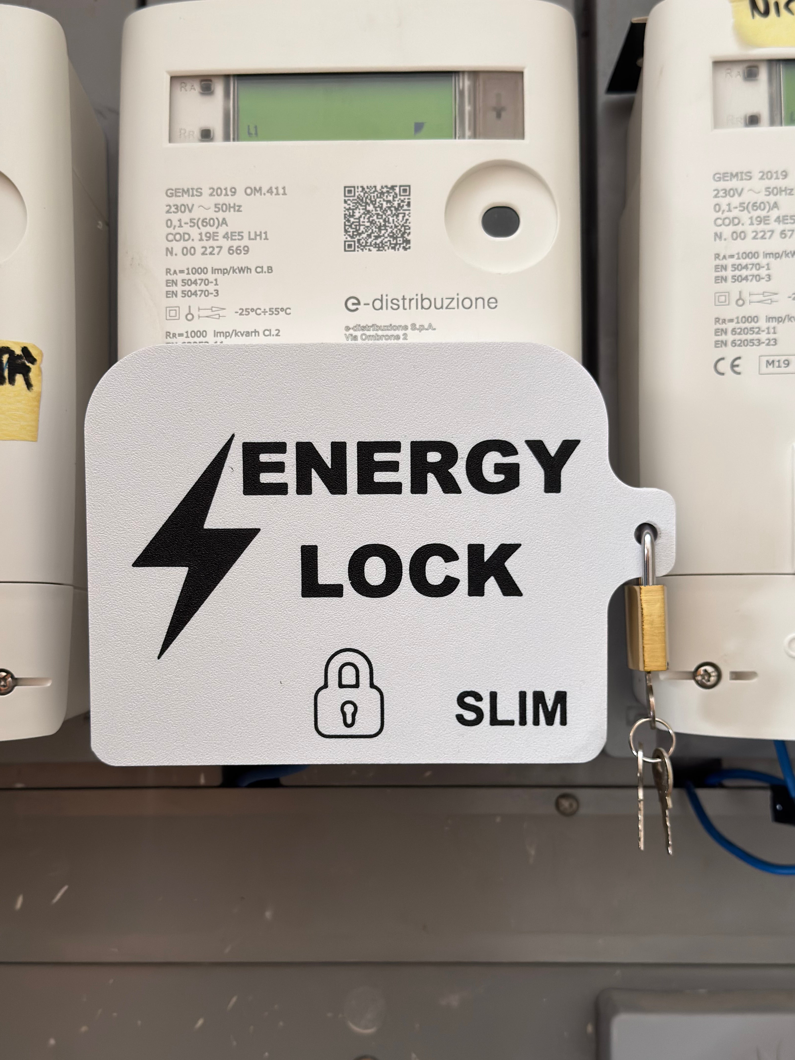 ENERGY LOCK SLIM - PROTEZIONE CONTATORE ENEL MONOFASE