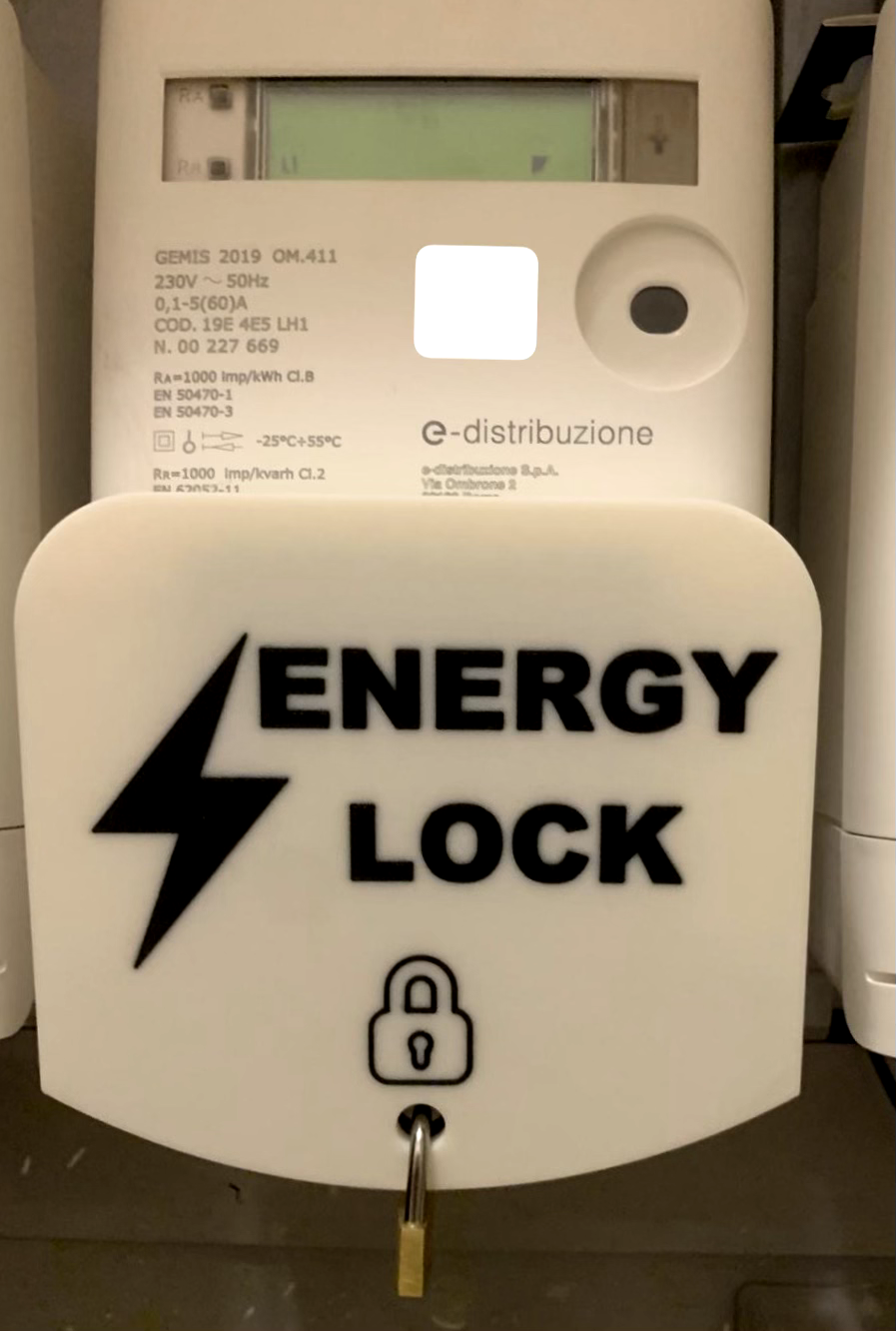 ENERGY LOCK - PROTEZIONE CONTATORE ENEL PER CONDOMINI - LOCALI TECNICI - SPAZI CONDIVISI