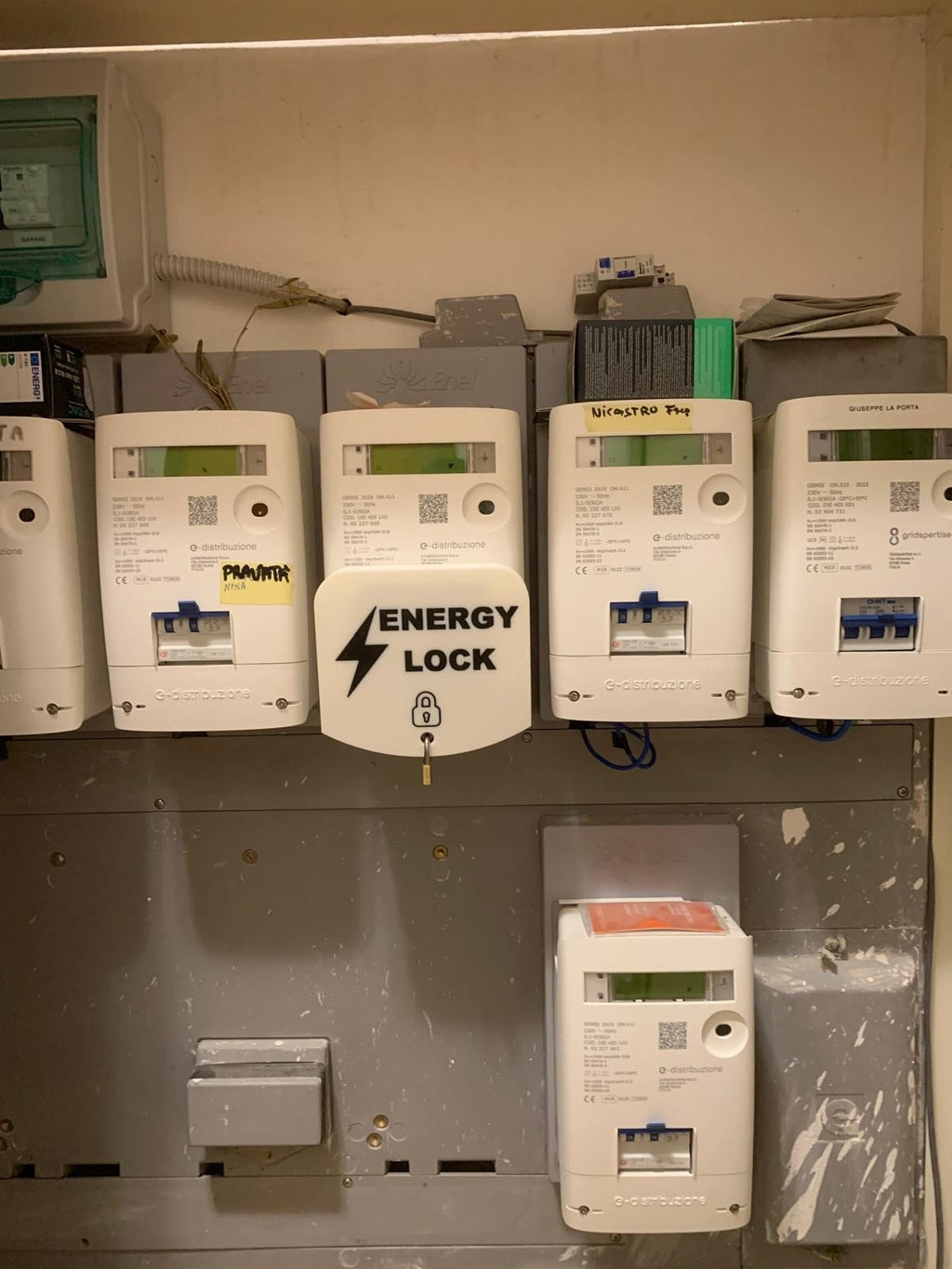 ENERGY LOCK - PROTEZIONE CONTATORE ENEL PER CONDOMINI - LOCALI TECNICI - SPAZI CONDIVISI